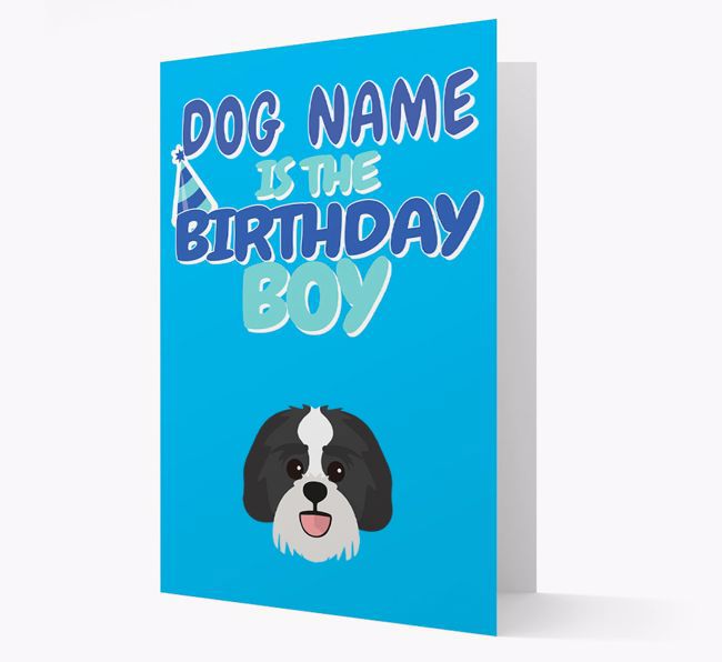 'Birthday Boy' Card with {breedFullName} Icon